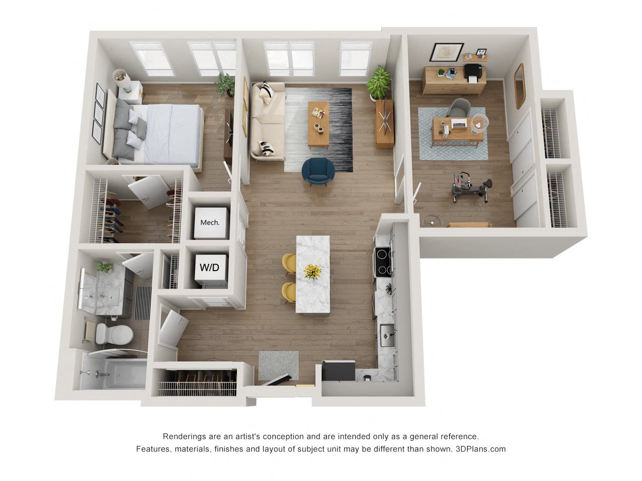 Floor Plans at Wellsmith 13 BR & Studio Apartments Richmond, VA